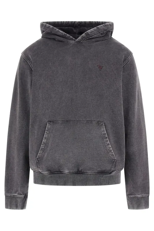 GUESS  Eco Treat Small Triangle Steel Ball Maat: XS | Hoodies Outlet | Heren | Grijs
