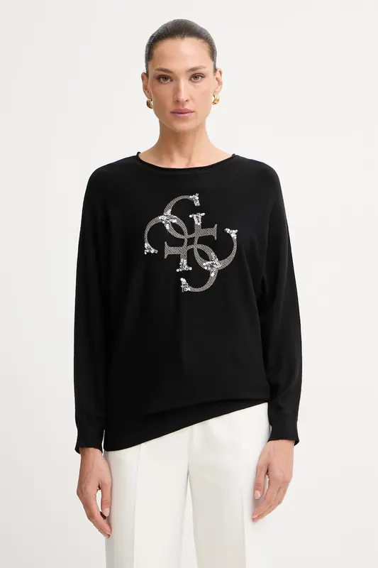 Guess sweter damski z wiskozą