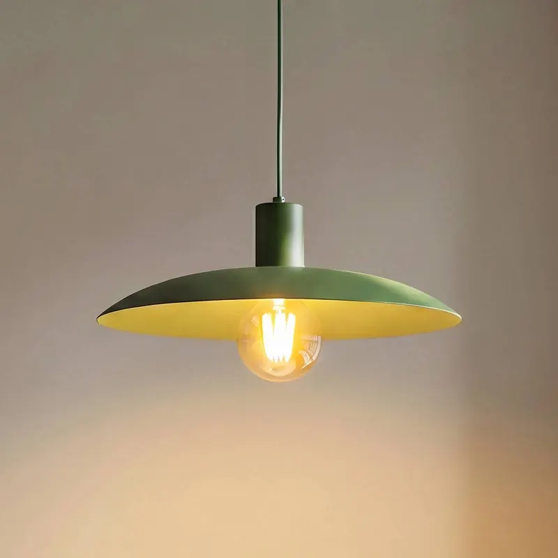 Żyrandol Astra, zielony, metalowy, Ø 41 cm, E27