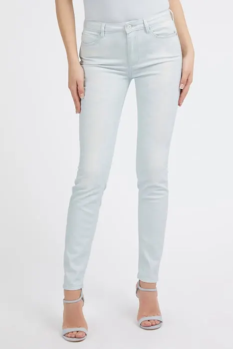 GUESS  Eco 1981 Skinny Visual Color Light B Maat: W27L31 | Skinny Jeans Outlet | Dames | Wit