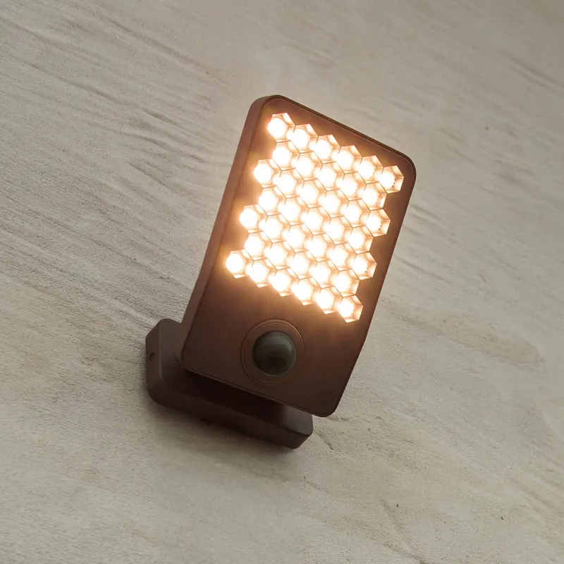Zewnętrzny kinkiet zewnętrzny LED ATLANTIS, ciemnoszary, 22 cm, IP54