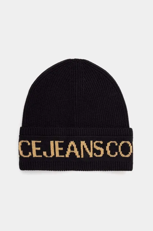 Versace Jeans Couture czapka z domieszką wełny