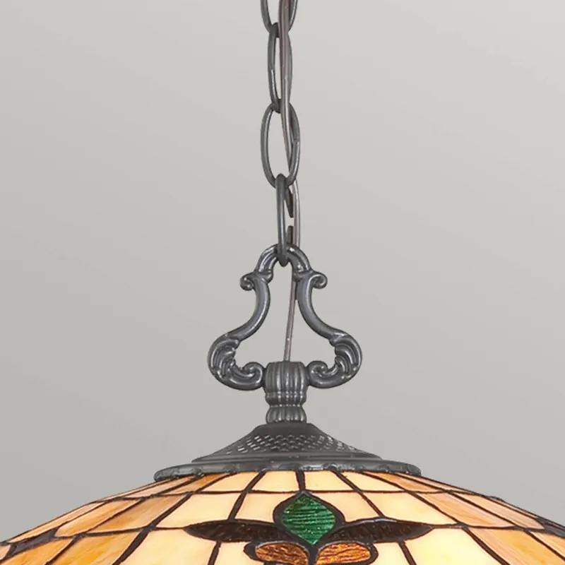 Lampa wisząca Kami w stylu Tiffany