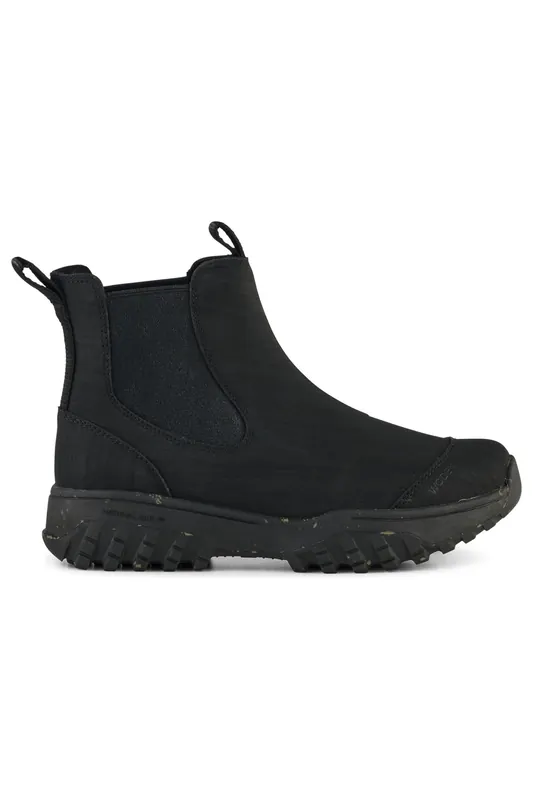 Woden Magda Rubber Track Boot Black Maat: 40 | Laarzen Outlet | Dames | Zwart
