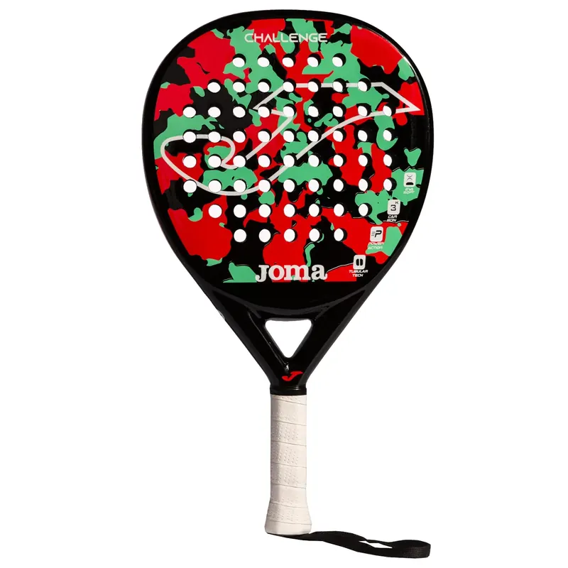 Joma Challenge Padel Racquet 400824-168, Unisex, Czarne, rakiety do padla, włókno węglowe, rozmiar: One size