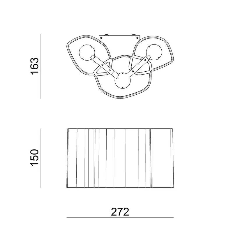 Kinkiet LED Honey 27,2 cm