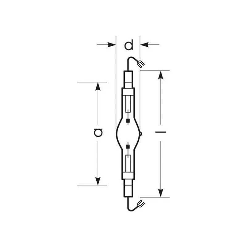 RADIUM Żarówka metalohalogenkowa K12s 1000W HRI-TS D/S/PRO