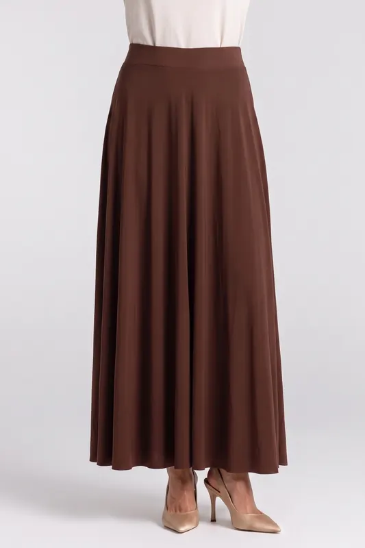 VIVEH Elin Skirt Mocha Maat: 34/36 | Maxi Rokken Outlet | Dames | Bruin