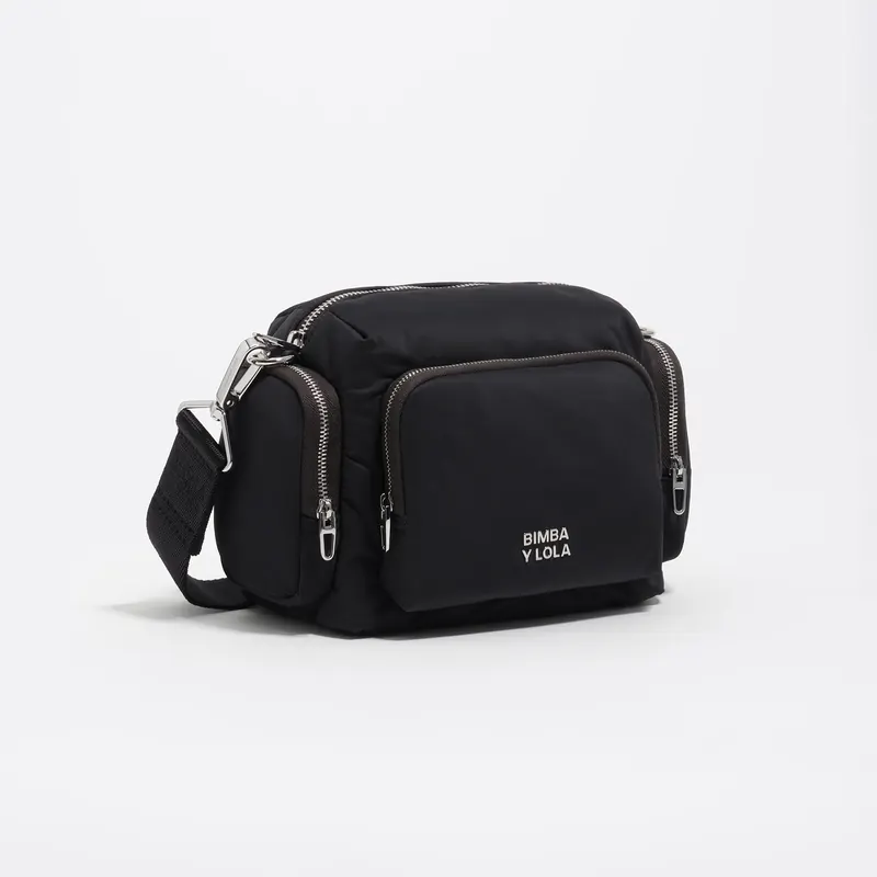 Torebka pocket mała nylon ciemny antracyt