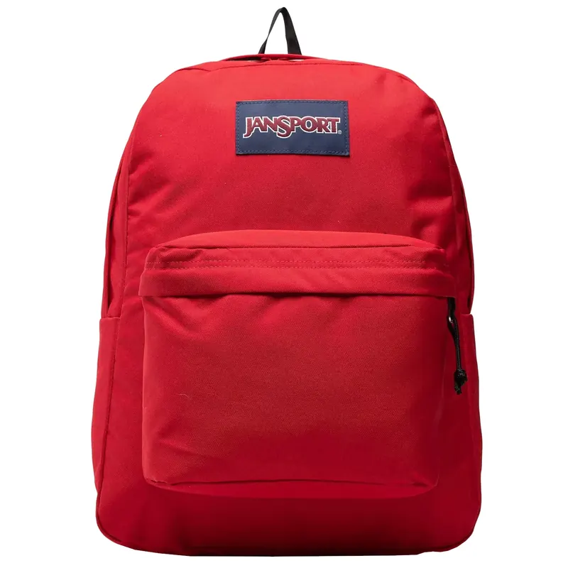 JanSport Superbreak Backpack EK0A5BAGN58, Unisex, Czerwone, plecaki, poliester, rozmiar: One size
