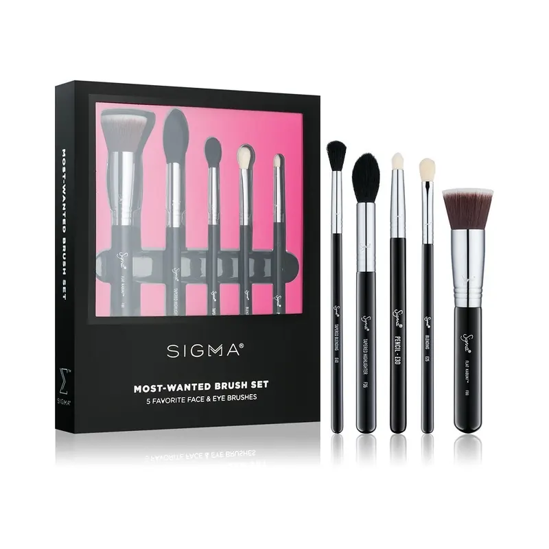 Sigma Beauty Zestaw pędzli Najbardziej pożądany 5-częściowy zestaw pędzli do twarzy