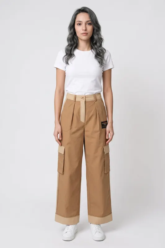 Moschino Trousers Beige Maat: 40 | Cargobroeken Outlet | Dames | Beige