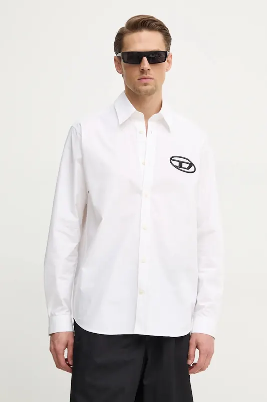 Diesel koszula bawełniana S-SIMPLY-D SHIRT