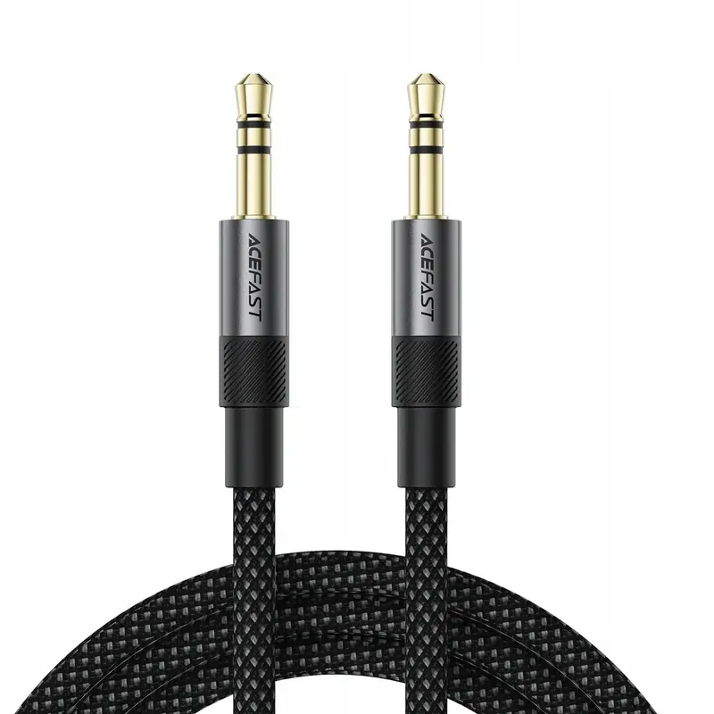 Kabel Aux Acefast J10 mini jack 3. 5mm 1m czarny Acefast