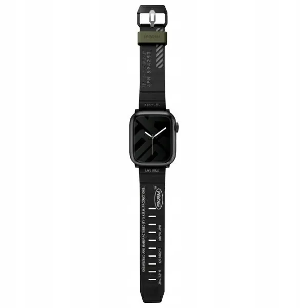 Skinarma Pasek Shokku Do Apple Watch 45 44 42MM Wysoko Odporny Na Wstrząsy