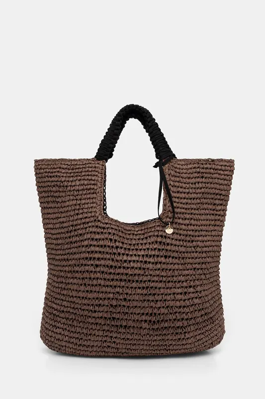 United Colors of Benetton torebka hobo damska pleciona