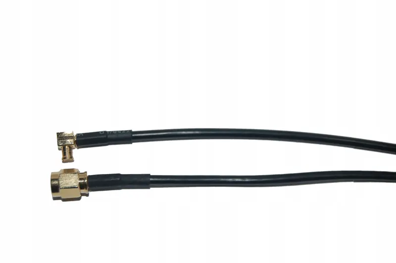 Kabel wtyk Sma prosty/wtyk MCX kątowy, RG174 1m