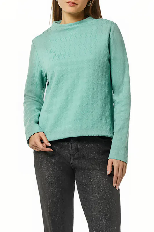Comma  Sweatshirts Green Maat: 34 | Gebreide Truien Outlet | Dames | Groen