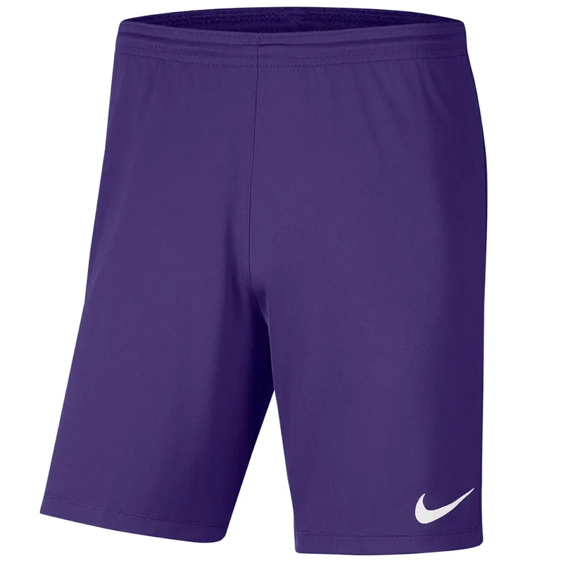 Nike Park III Shorts BV6855-547, Męskie, Fioletowe, spodenki, poliester, rozmiar: S