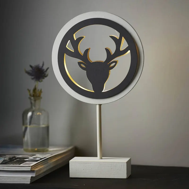 Lampa stołowa LED Woodworks