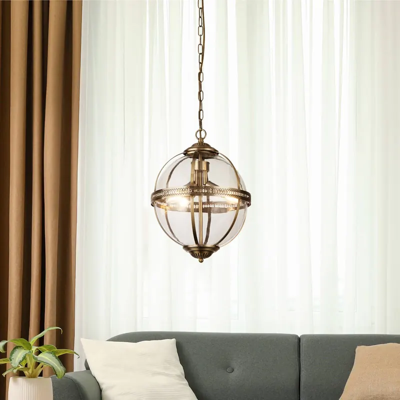 Lampa wisząca Coronet, chrom