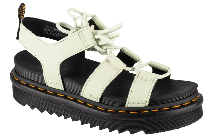 Dr. Martens Nartilla Hydro Sandals DM31617763, Damskie, Zielone, sandały, skóra naturalna, rozmiar: 39