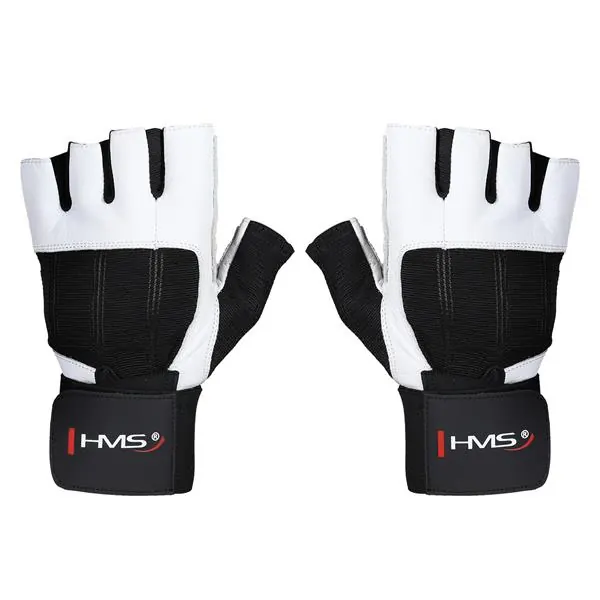 RST04 Rękawice Na Siłownię White-Black R. S HMS (XXL)