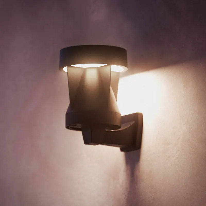 Philips Kinkiet zewnętrzny LED Avery, czarny, IP44