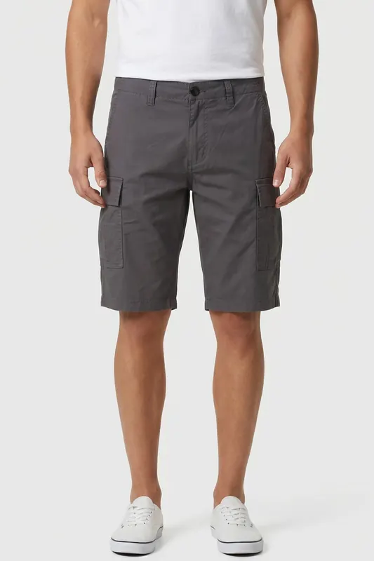 Timberland Twill Cargo Short Dark Grey Maat: W30 | Korte Broeken Outlet | Heren | Grijs