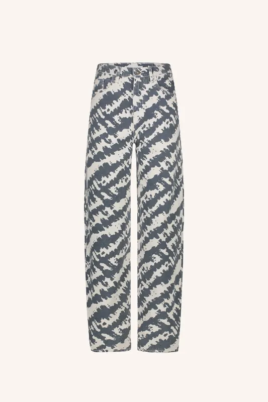 By-Bar Lew Shade Pants Shade Print Maat: M | Broeken Outlet | Dames | Grijs