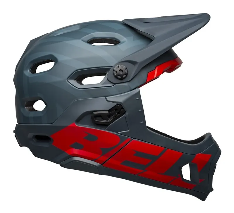 Kask full face BELL SUPER DH MIPS SPHERICAL prime matte niebieski crimson (59-63)