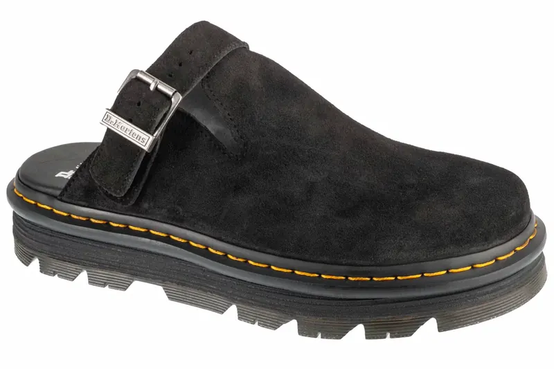 Dr. Martens Zebzag Mule DM31657001, Unisex, Czarne, klapki, nubuk, rozmiar: 44