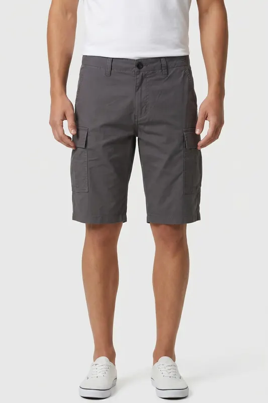 Timberland Twill Cargo Short Dark Grey Maat: W32 | Korte Broeken Outlet | Heren | Grijs