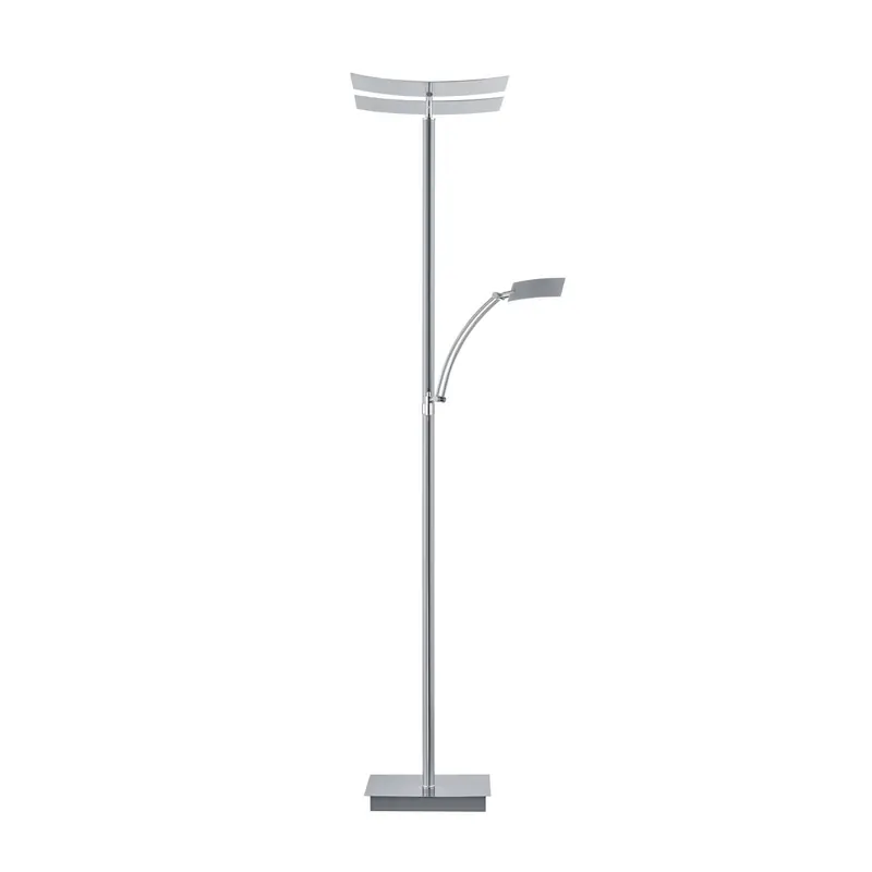 Lampa stojąca LED Andy, 3-punktowa, nikiel matowy, CCT, ściemniany