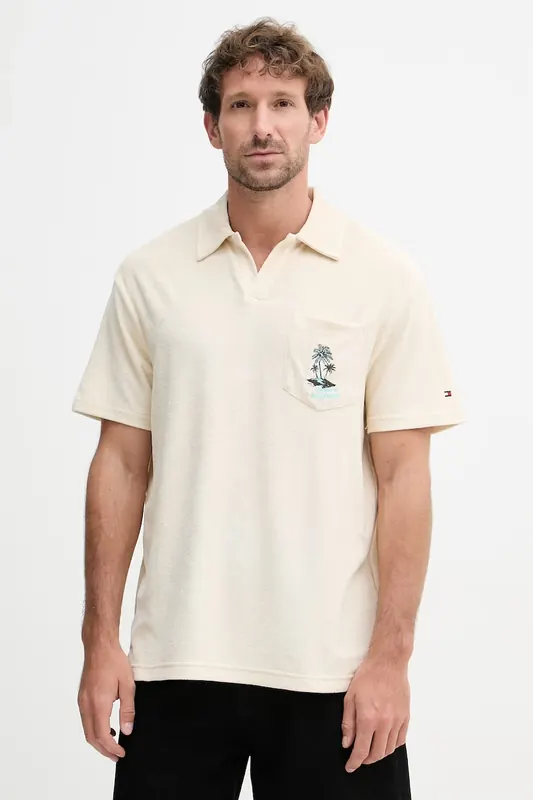 Tommy Hilfiger polo męskie z bawełną SUMMER