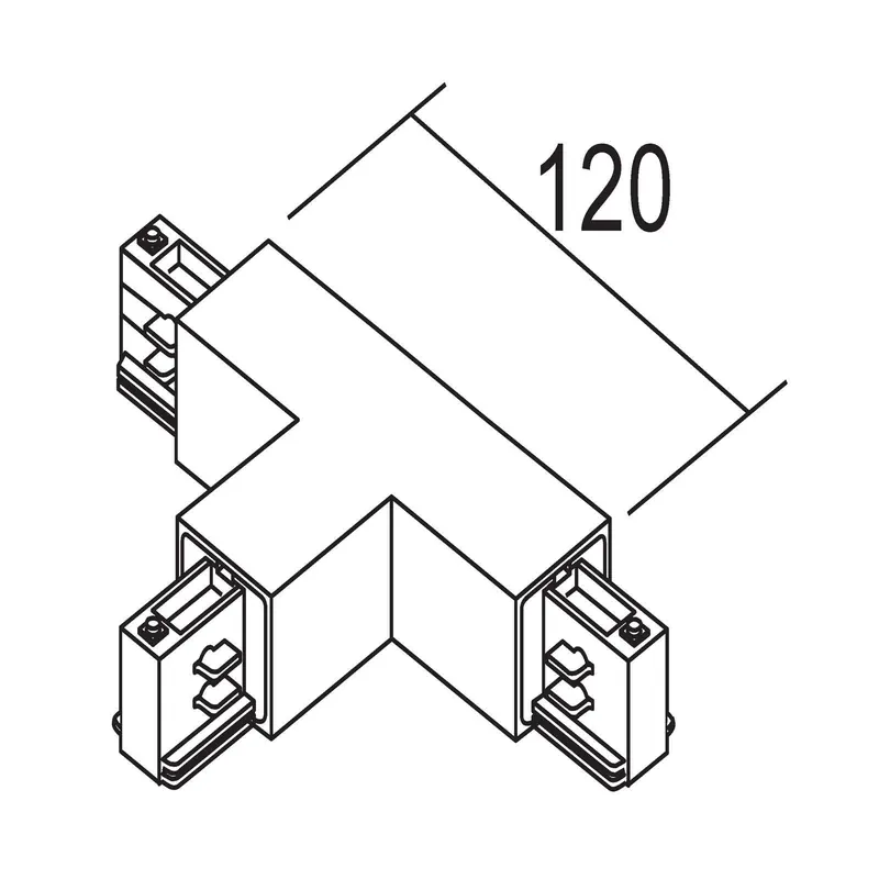 Ivela T-connector uziemienia Link, biały