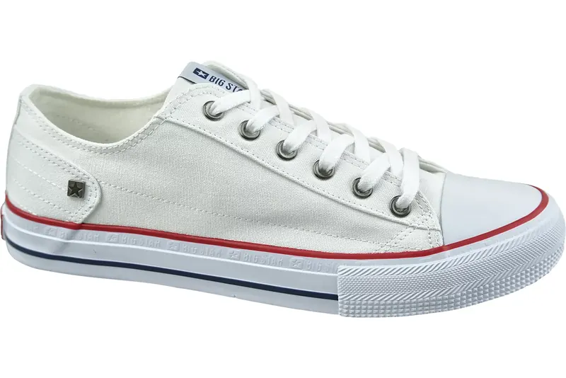 Big Star Shoes DD274336, Damskie, Białe, trampki, tkanina, rozmiar: 37