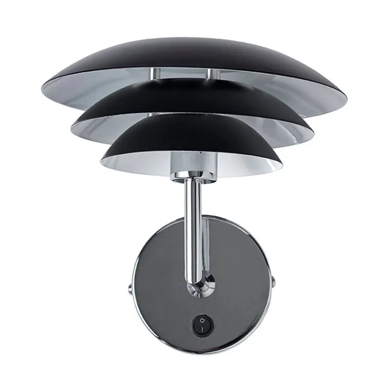 Dyberg Larsen DL20 kinkiet metal 20cm czarny