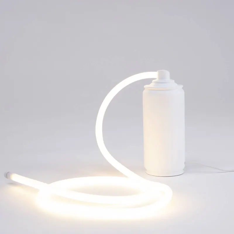Lampa stołowa LED Daily Glow jako puszka sprayu