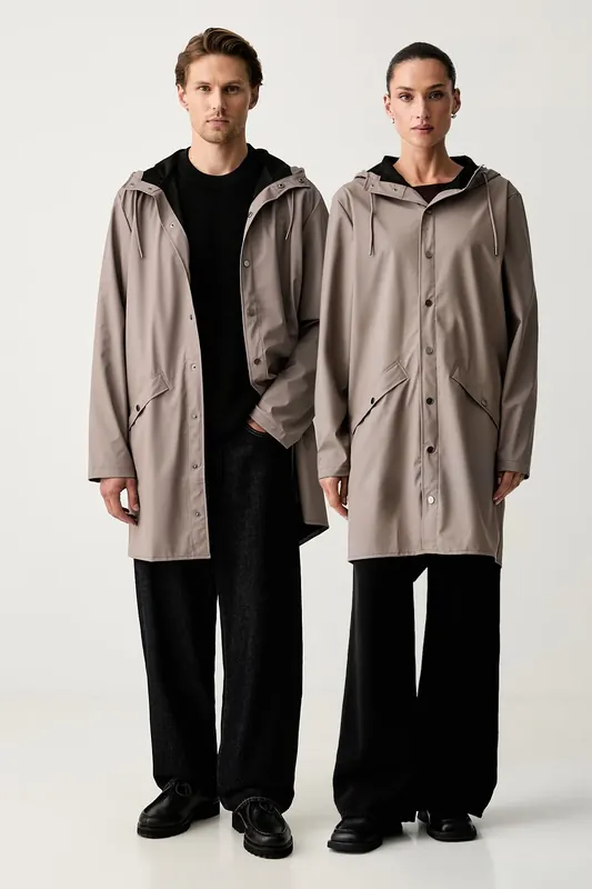Rains kurtka przeciwdeszczowa Long Jacket W3