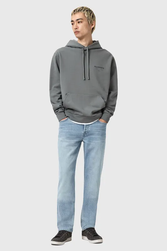 AllSaints Underground Oth Hood Gastor Green Maat: S | Hoodies Outlet | Heren | Grijs