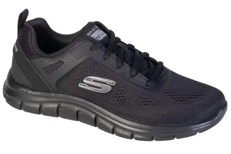 Skechers Track-Broader 232698-BBK, Męskie, Czarne, buty sneakers, tkanina, rozmiar: 46