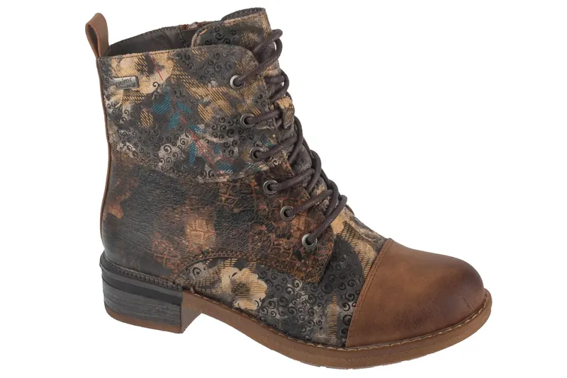 Rieker Booties 94611-90, Damskie, Wielokolorowe, trzewiki, skóra syntetyczna, rozmiar: 42