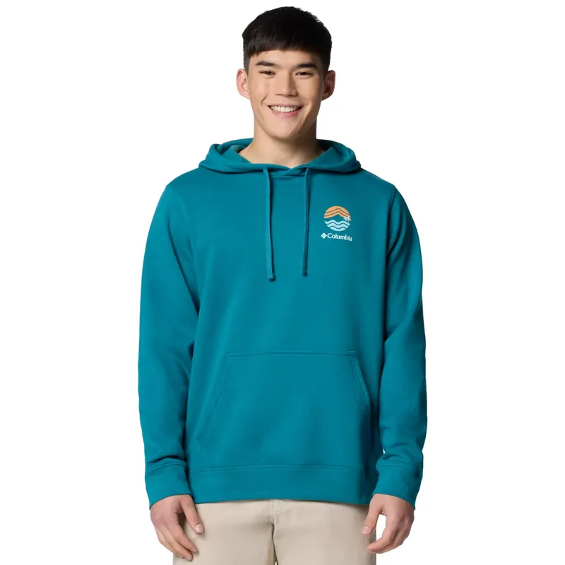Columbia Columbia Trek Graphic Hoodie 2018494364, Męskie, Zielone, bluzy, bawełna, rozmiar: M