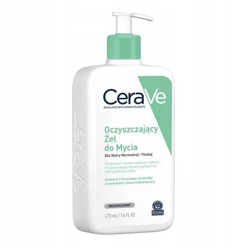 CeraVe Oczyszczający żel do mycia 473 ml z ceramidami i niacynamidem