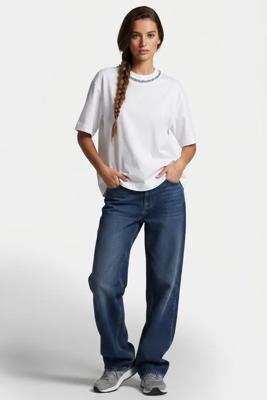 & Other Stories Martha T-shirt White Maat: M | Outlet | Dames | Wit