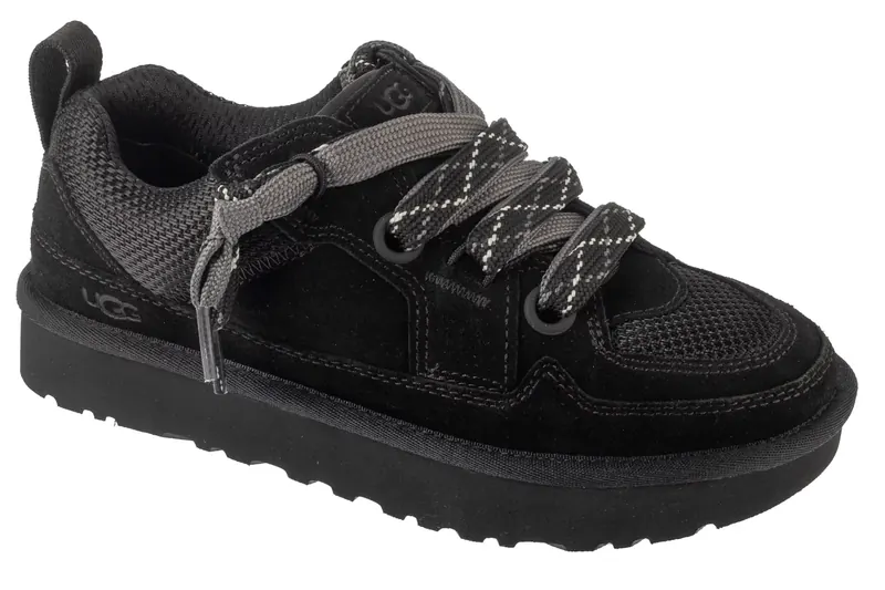 UGG Lo Lowmel 1168890-BLK, Damskie, Czarne, buty sneakers, tkanina, rozmiar: 39
