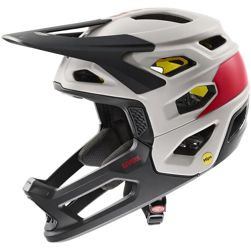 UVEX Kask rowerowy Full Face Revolt z MIPS (52-57)