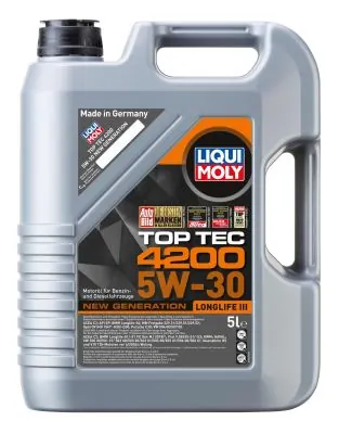 Olej silnikowy Liqui Moly Top Tec 4200 Longlife III 5 l 5W-30