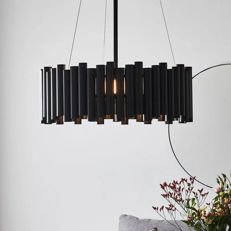 Lampa wisząca Level, czarna